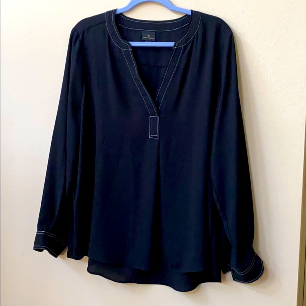 Long sleeve black top
